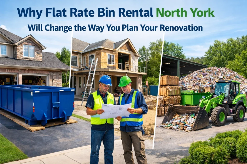 Why Flat Rate Bin Rentals Win for North York Renos