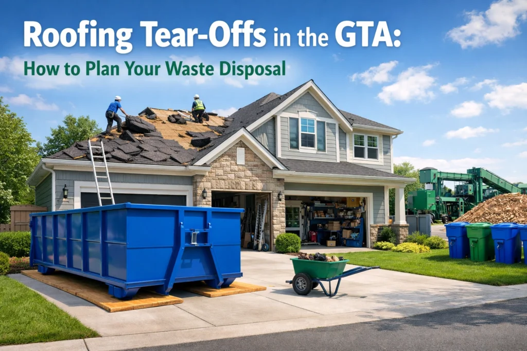 Roofing Tear-Offs in the GTA: How to Plan Your Waste Disposal