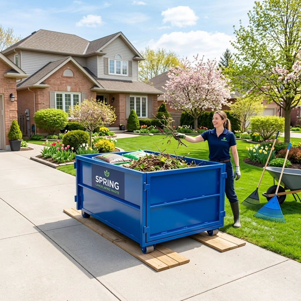 Spring Landscaping: How to Use a Disposal Bin for Garden Waste in the GTA