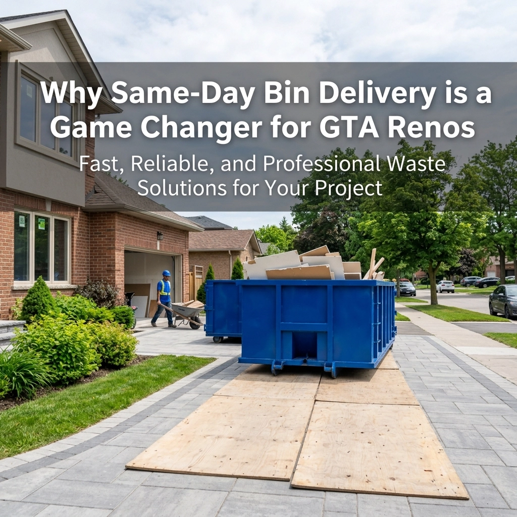 Why Same-Day Bin Delivery is a Game Changer for GTA Renos