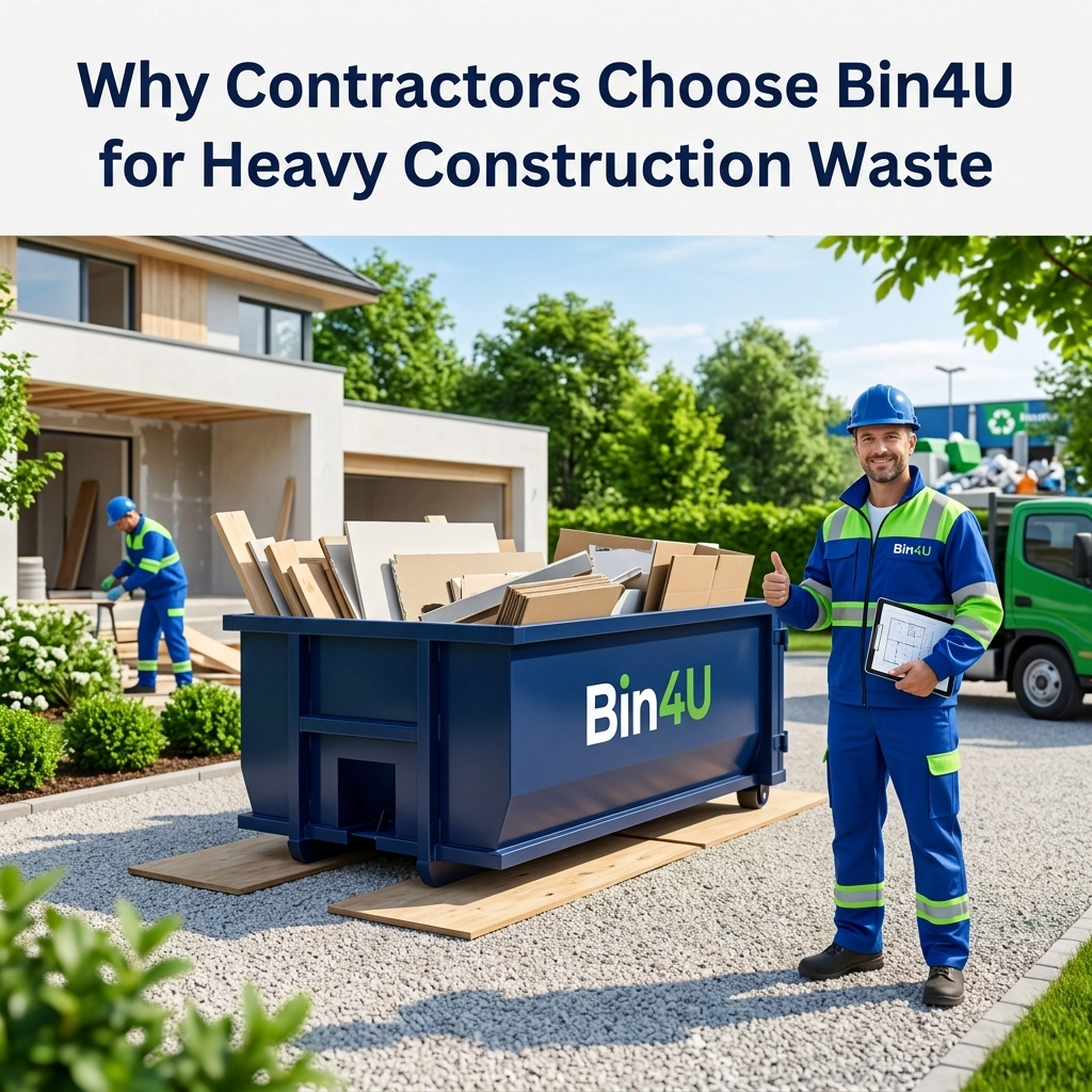 Why Contractors Choose Bin4U for Heavy Construction Waste