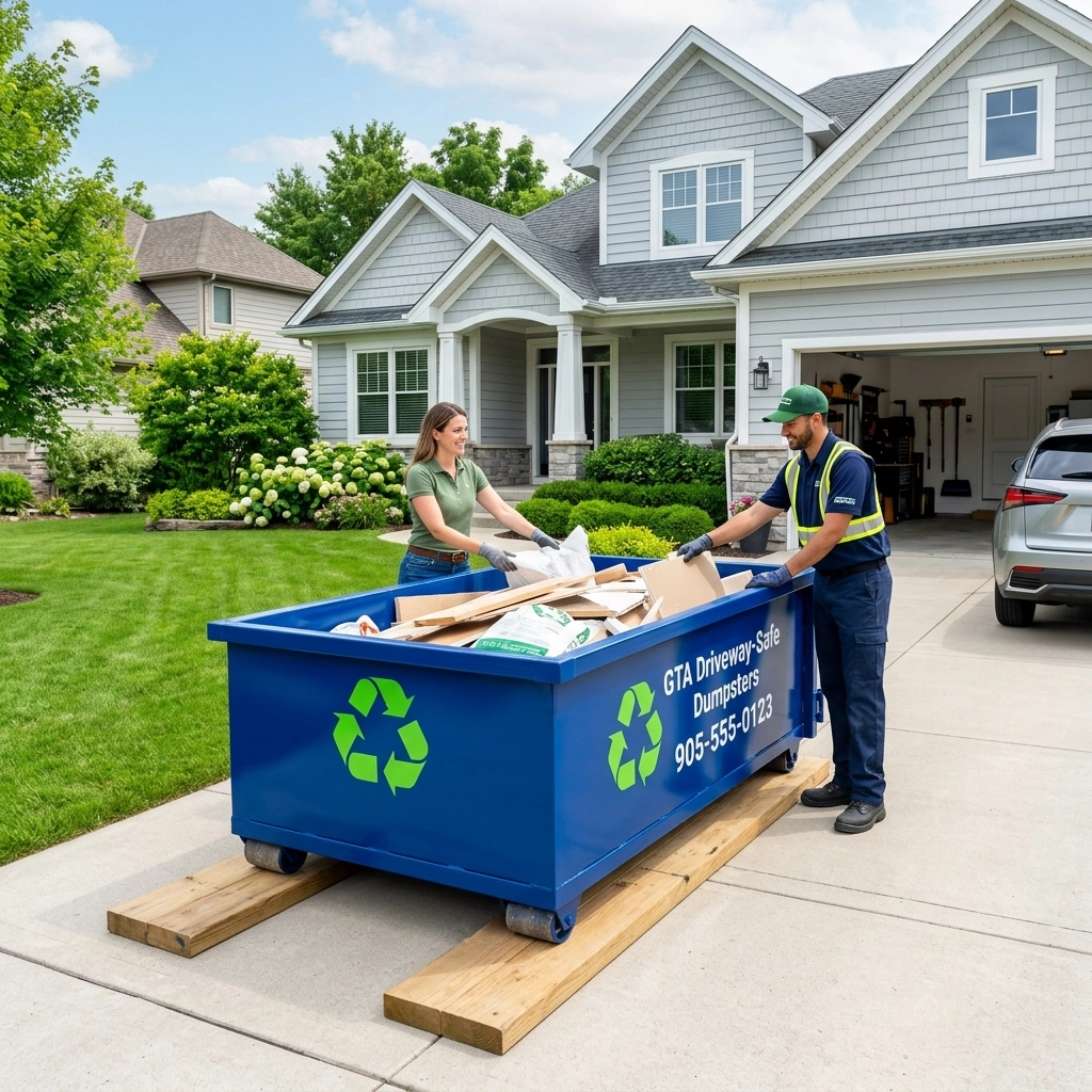 Driveway Safe Dumpsters for GTA Homeowners