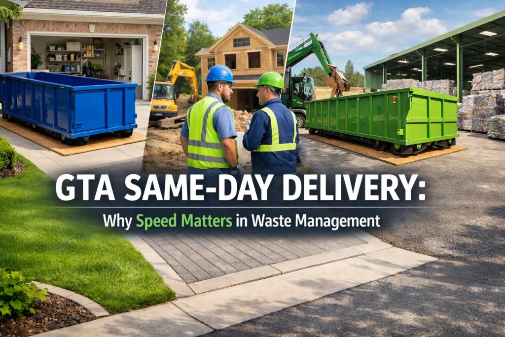 GTA Same-Day Delivery: Why Speed Matters in Waste Management