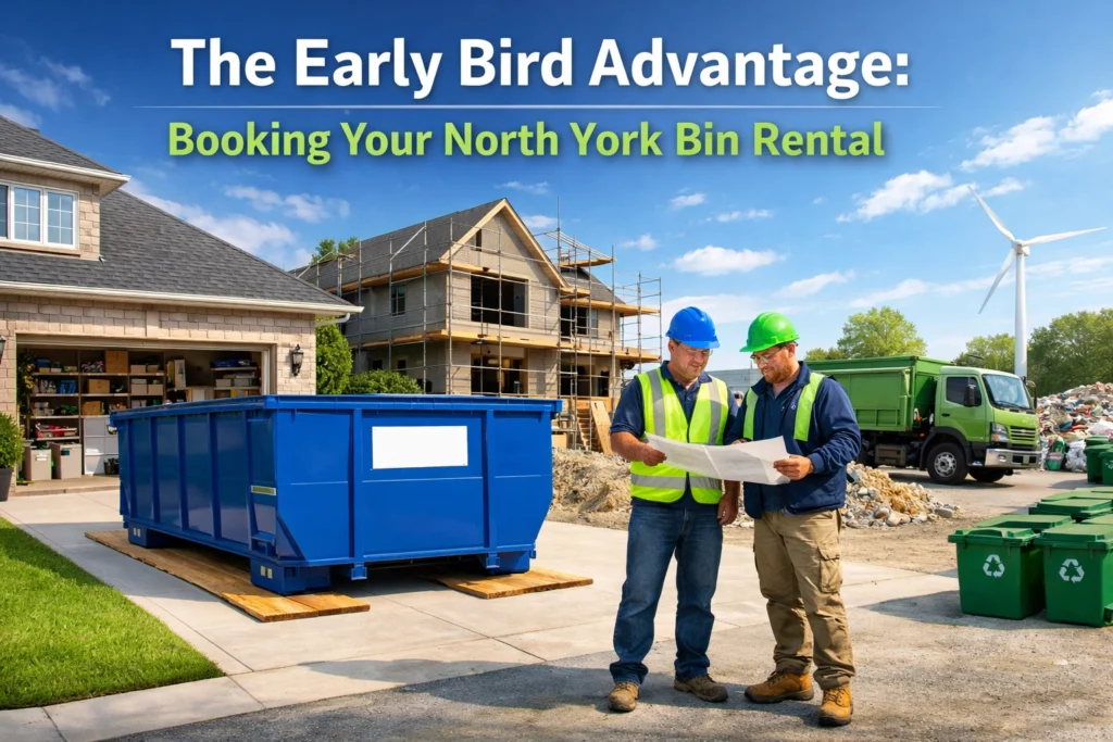 The Early Bird Advantage: Booking Your North York Bin Rental
