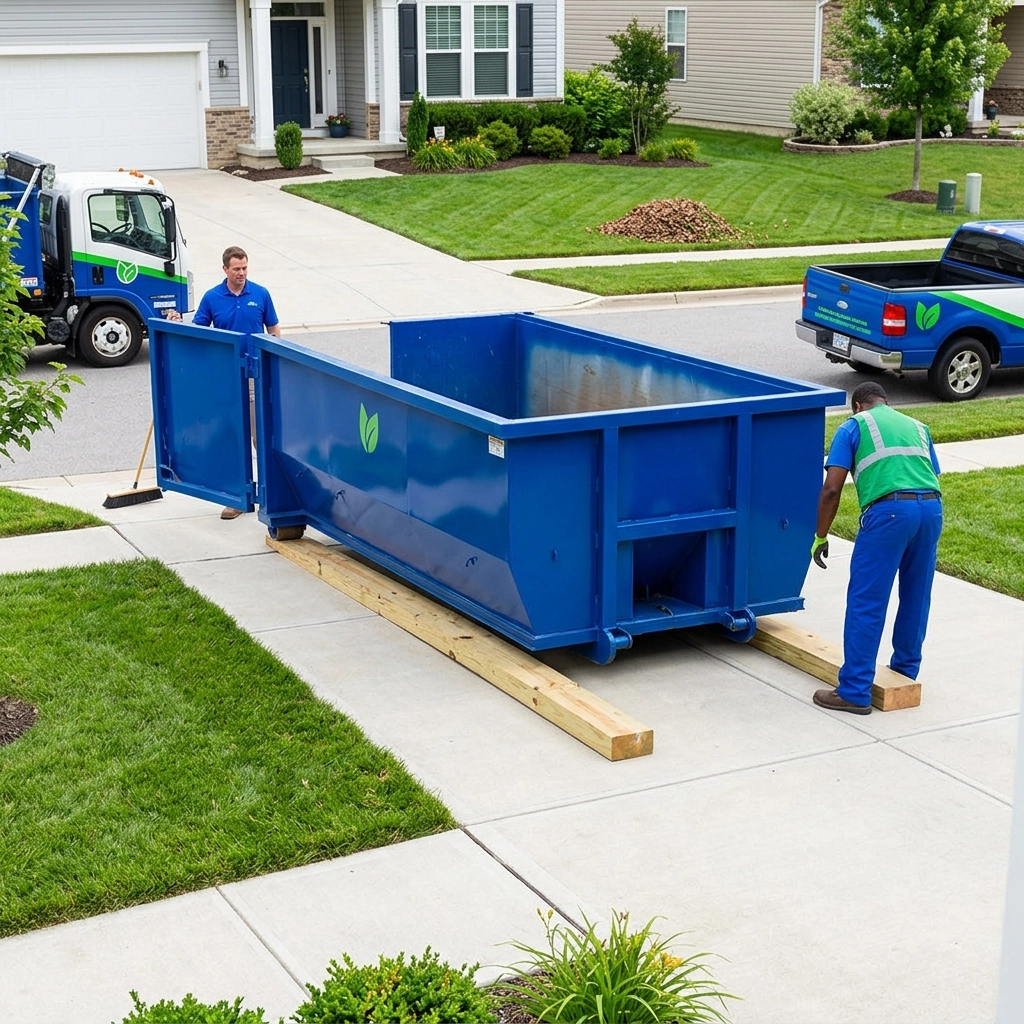 Driveway Safety: Protecting Your Property During a Bin Rental