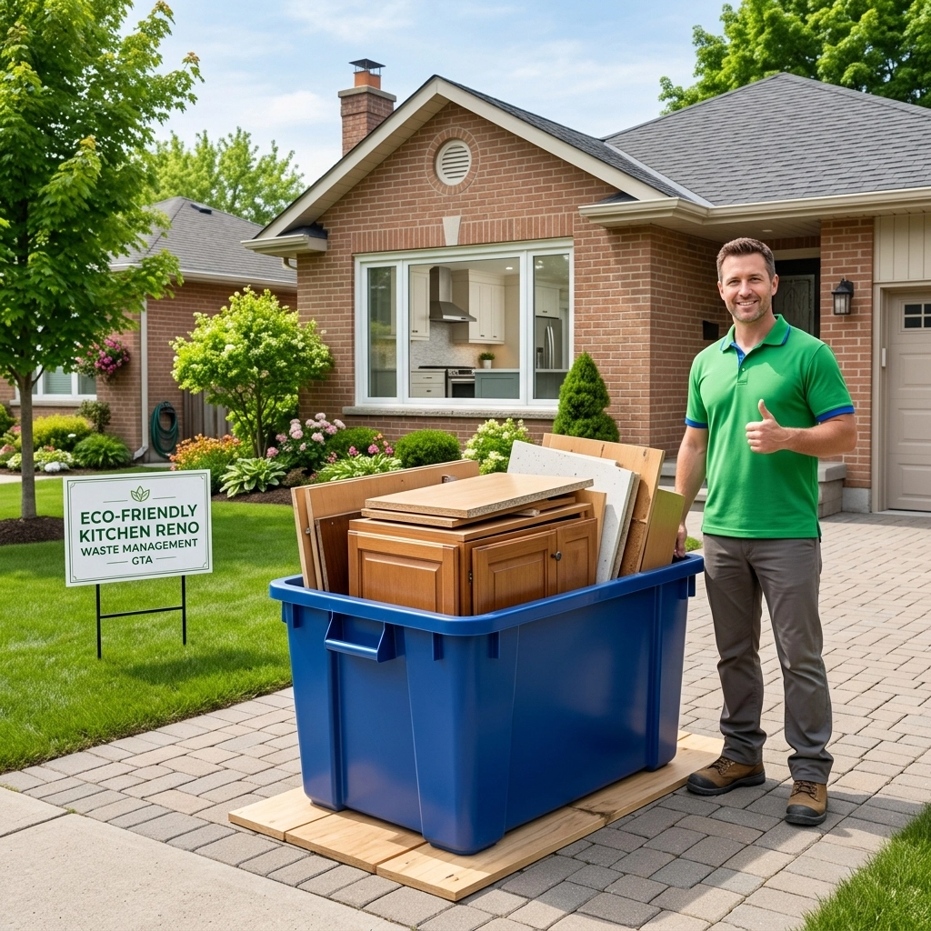 Kitchen Reno Waste: Managing Cabinets and Countertops in the GTA