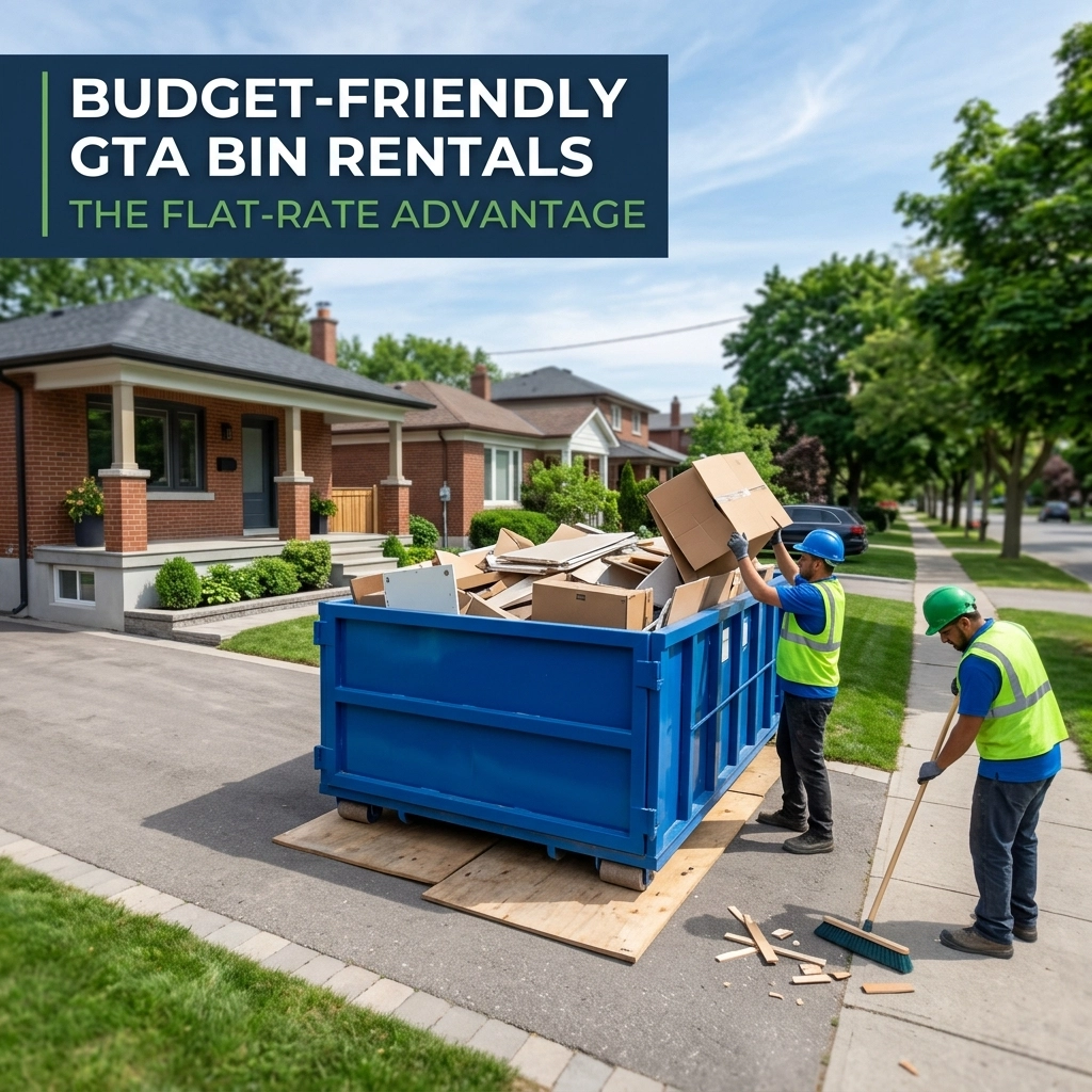Budget-Friendly GTA Bin Rentals: The Flat-Rate Advantage