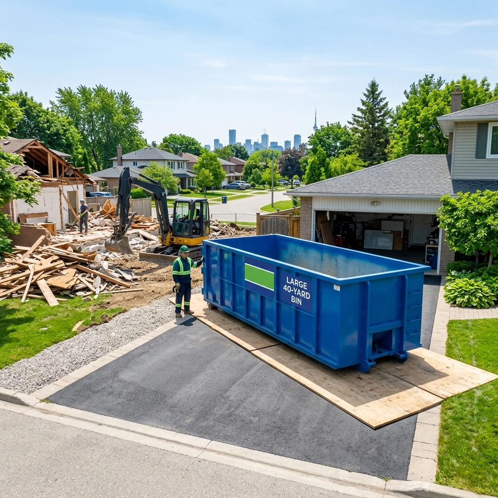 Large Demolition in the GTA: Why You Need a 40-Yard Bin