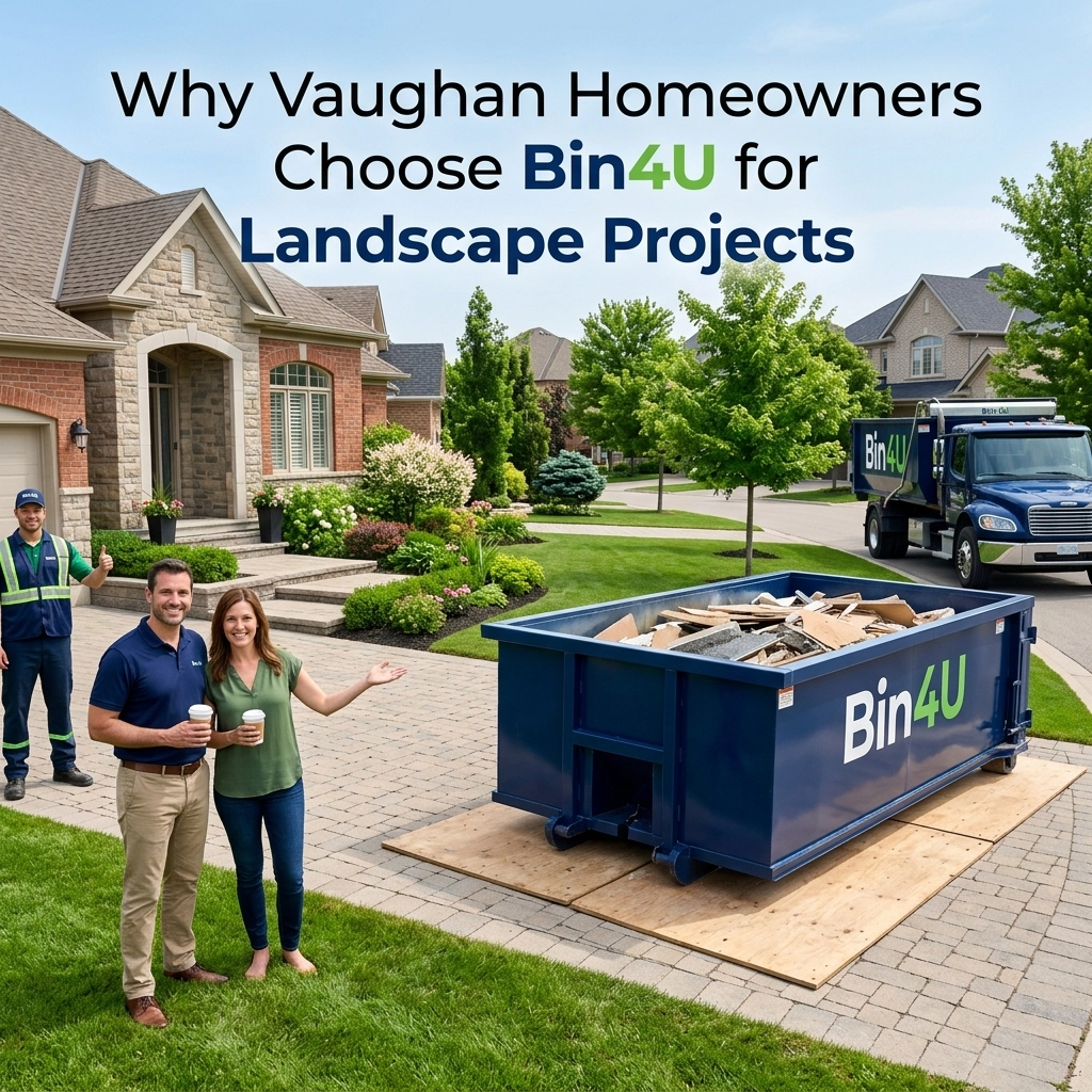 Why Vaughan Homeowners Choose Bin4U for Landscape Projects