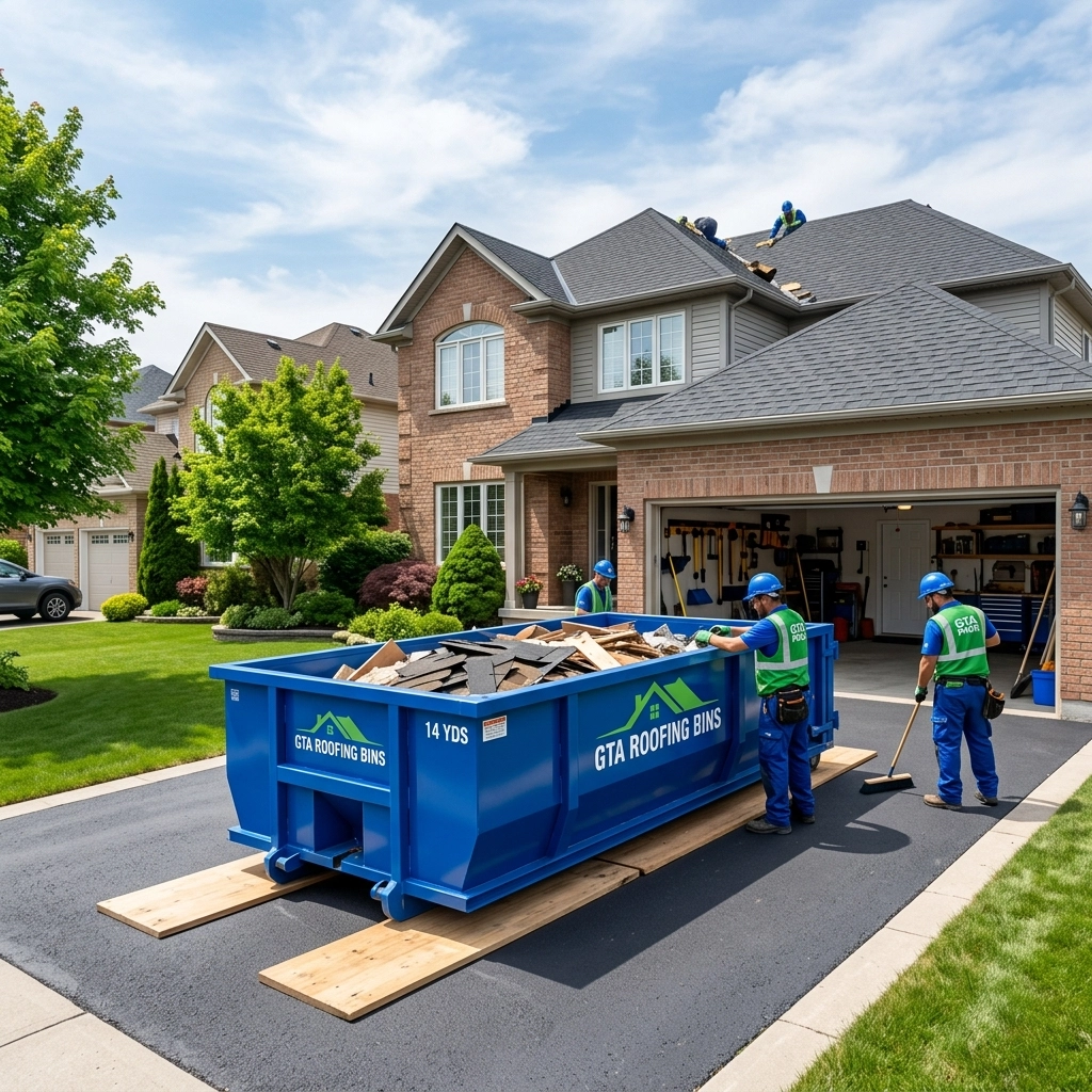 Roofing Pros: Streamline Your GTA Projects with Roll-Off Bins