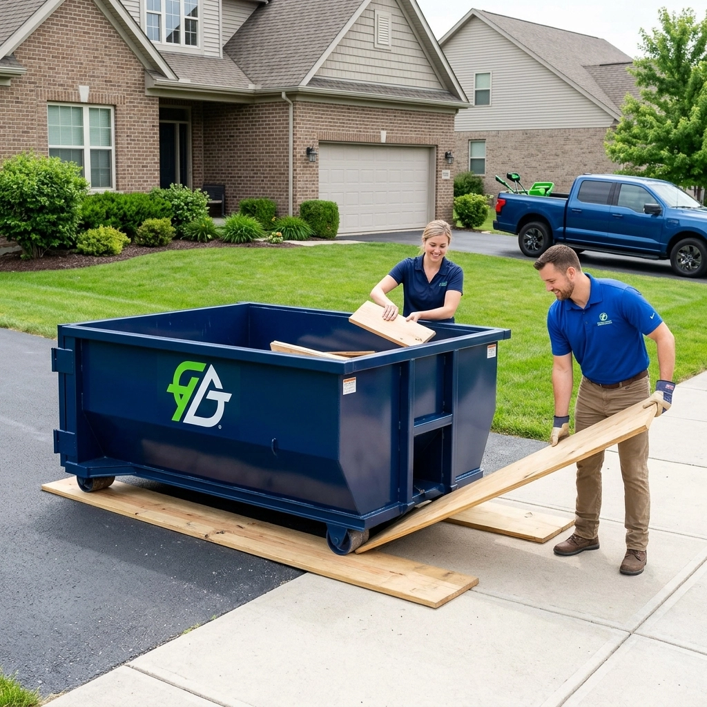 How to Avoid Driveway Damage During Your Bin Rental